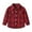 Brick Red#1337, variant on LIIPEE Boys Girls Shirt Long Sleeve Turndown Collar Button Plaid Shirt With Pockets Kids Versatile Vacation Shirts,Brick Red,6-7 Years