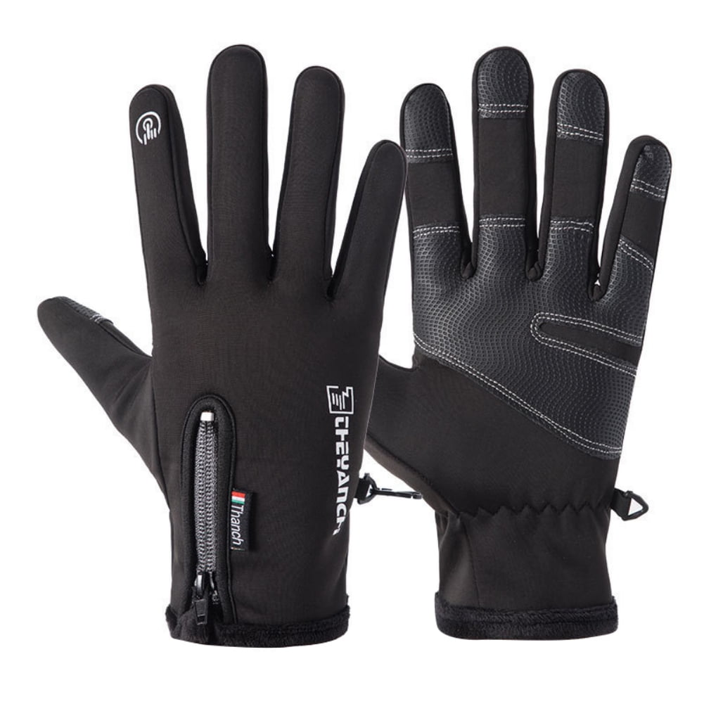 Winter Gloves Touch Screen Fingers Gloves Warm Insulated Anti-Slip Mens Womens 
