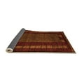 thumbnail image 2 of Ahgly Company Indoor Square Oriental Orange Modern Area Rugs, 8' Square, 2 of 4