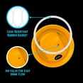 thumbnail image 3 of NuRich Hydro Wide Mouth Flip and Sip Replacement Coffee Lid or Cap Accessories Compatible with Hydroflask, Nalgene, and Many More Top Water Bottle Brands Sizes 12 16 18 20 32 40 64 Ounce, 3 of 7