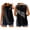 Black, variant on Tweang Sleeveless Shirts for Women Flowy Casual Shirts Loose Fit Sleeveless Shirt Halter Solid Color Elegant Gauze Camisoles T-shirt Blouses Vest Womens Cotton Linen Sleeveless Tank Tops Black L