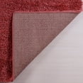 thumbnail image 4 of Ladole Rugs Solid Color Shaggy Meknes Durable Beautiful Turkish Indoor Area Rug Carpet in Peach Orange, 8x11 (7'10" x 10'6", 240cm x 320cm), 4 of 5