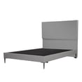 thumbnail image 3 of Base Cama Slim Dicasa Cabecera Matrimonial Myko Gris, 3 of 8