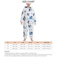 thumbnail image 5 of Pijamas de una pieza con estampado de patrones de animales de dibujos animados de Jammies con capucha para niños para uso doméstico, 5 of 5
