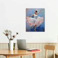 thumbnail image 2 of COMIO Ballerina Art Light Luxury Bedroom Decor Contracted Classic Oil Painting Poster Frame Painting Post Wall Art Poster Gifts Bedroom Prints Home Decor Hanging Picture Canvas Painting Poster, 2 of 4