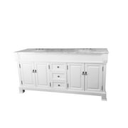 Bellaterra Home 72 in Double sink vanity-wood-espresso