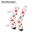 thumbnail image 2 of Bingfone Donut Print Compression Socks for Women and Men Long Socks for Running Athletic Cycling Nurse, 2 of 6