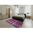 thumbnail image 4 of Ahgly Company Indoor Rectangle Patterned Orchid Purple Area Rugs, 2' x 3', 4 of 6