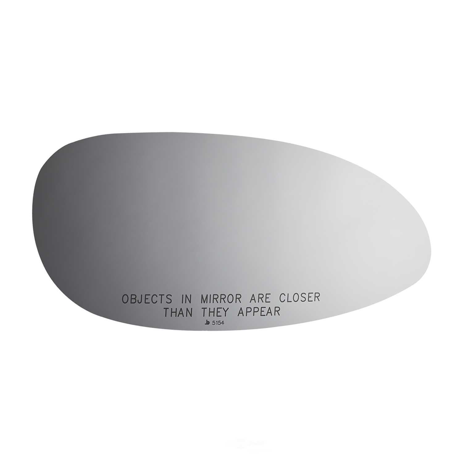 Burco 5154 Passenger Side Convex Replacement Mirror Glass for Buick Allure