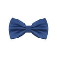 thumbnail image 1 of INSPIRE CHIC Men's Grids Patterned Solid Color Adjustable Pre-tied Bow Tie Blue, 1 of 4