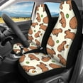 thumbnail image 3 of KUIFORTI Capybara Car Seat Covers Full Set 4 Pack Easy to Install Front Seat Protector Auto Seat Rear Split Bench Cover Universal Fit Most Cars,SUV, Trucks, 3 of 7