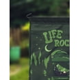 thumbnail image 2 of Printtoo Drapeaux de Camping Personnalisés Algues Vertes la Vie Roche Quand Votre Maison Roule Terrain de Camping Double Face Drapeaucampingdrapeaux Extérieurs Dejardin, 2 of 4
