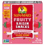 Sun-Maid® Fruity Raisin Snacks Sour Strawberry 7-Count Box/.7oz Pouches