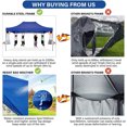 thumbnail image 5 of SANOPY 10' x 15' Blue Heavy Duty Pop Up Outdoor Canopy, Waterproof, 5 of 10