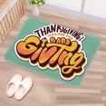 thumbnail image 5 of Thanksgiving Polyester Non-Slip Machine Washable Door Rug Game Mat Kitchen Rug Office Rugs, 5 of 6