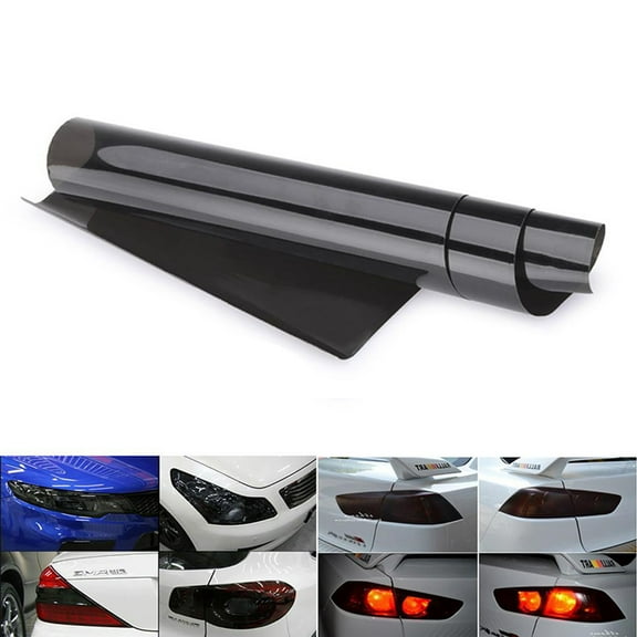 Protoiya 30 x120cm Light Smoke Black Tint Film Headlights Tail lights auto Car Vinyl Wrap