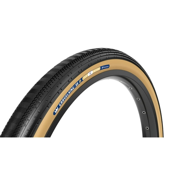 Panaracer Gravelking Ss+ Tire - Tubeless Black/Brown, 700X40