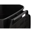 thumbnail image 6 of 45-Gallon Heavy-Duty Wheeled Trash Can with Attached Lid, Black, Outdoor Garbage Bin, 6 of 9