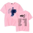 thumbnail image 3 of Milo J 2024 Tour Tshirt Merch pop graphics print Crewneck Unisex Trend Casual Short Sleeve Top, 3 of 4