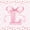 Pink L, variant on Catabedysis Ribbon Abc Print A Quilt Full,Personalized Monogrammed Gifts Full Bedspread Sets For Girls,3 Pieces