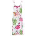 thumbnail image 5 of Flamingo Pattern Sleeveless Dress for Women Clothing Female Women's Summer Skirt, 5 of 7