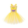 thumbnail image 1 of SXcggal One Robe Tutu Sans Manches pour Filles Deuxe avec Bandeau Ensemble Tenue Respirante Mignonne Décontractée Robe pour Fille, 1 of 5