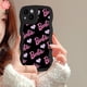 thumbnail image 1 of Casetify Graffiti Barbie Funda Para Samsung A14 A23 A12 A04 A50s A04s A20 A51 A52s A50 A04E A21s A11 A22 A03s A13 A31 A02s A30s A33 A53 A52 A32 Love Heart Star Ondulante Borde Cubierta Suave, 1 of 3