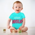 thumbnail image 3 of Ben Azelart Stay Wild Ben Azelart Stay Wild Baby Boy Girl Short Sleeve Rompers Bodysuit One Piece Jumpsuit Summer Outfit, 3 of 8