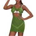 thumbnail image 1 of Traje de baño para mujer, playera para cubrir la playa, bikini, ropa de playa, blusa de punto de baño Pompotops  lopia1000340, 1 of 6