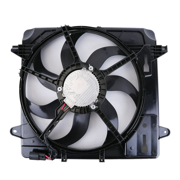 Radiator Cooling Fan Assembly for Jeep Wrangler 2012-2017, Replaces 68143894AB