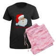 thumbnail image 5 of CafePress - Funny Christmas Santa Claus Women's Dark Pajamas - Women's Short Sleeve Print T-Shirt and Pants Dark Cotton Pajama Set, 5 of 7