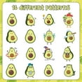 thumbnail image 3 of 2ooya Avocado Shape Sticker,Cute Cartoon Stickers for Books, Water Bottles Decor, 2 Roll, 3 of 6