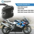 thumbnail image 5 of ECCPP Voltage Regulator Rectifier Fit for 2003-2004 Suzuki GSXR1000 2001-2003 Suzuki GSXR600 2000-2003 Suzuki GSXR750 31401-18G00 31401-35F00 31401-3 Motorcycle Regulator Rectifier, 5 of 7