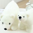 thumbnail image 3 of 20/25/35/45cm Super Lovely Polar Bear Family Stuffed Plush Placating Toy Pure White Bear Soft Fabric Doll Gift for Children, 3 of 4