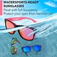 thumbnail image 4 of Gafas de sol flotantes Platinum Sun para mujeres y hombres en color rojo, 4 of 9