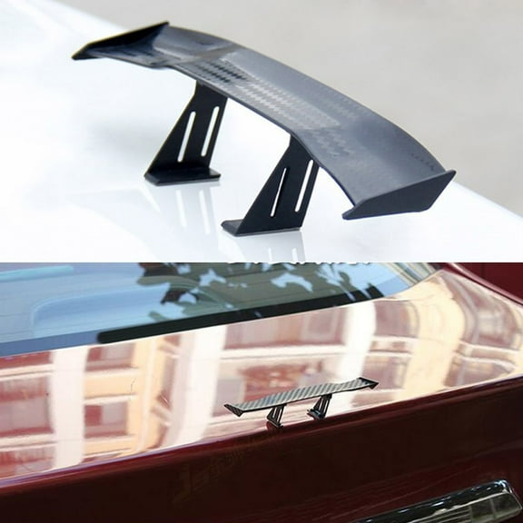 Mini Spoiler Auto Car Tail Decorative Spoiler Wing Carbon Fiber Spoiler