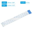 thumbnail image 2 of Uxcell FFC Ribbon Flat Flexible Cable 28 Pin 0.5mm 100mm (B Type) for LCD Laptop 10 Pack, 2 of 5