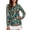 Beagle Floral Print, variant on FOR U DESIGNS Raven Rose Print, Plus Size Polo Shirt for Ladies, V Neck Comfortable Golf Polo Athletic for Fall Yoga, Size X-Small
