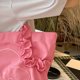 thumbnail image 5 of Bolso de hombro de encaje Bolso de lona de encaje Bolso de lona de encaje fruncido con cara sonriente para mujer Bolso de mano con bordado floral, 5 of 8