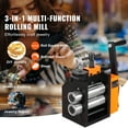 thumbnail image 4 of KFFKFF Rolling Mill, 2.95"/75 mm Jewelry Crafting Mill Machine, Gear Ratio of 1:2, Versatile 3-in-1 Rolling Mill, Press Thickness Ranging from 0.03-6.5mm, 4 of 9