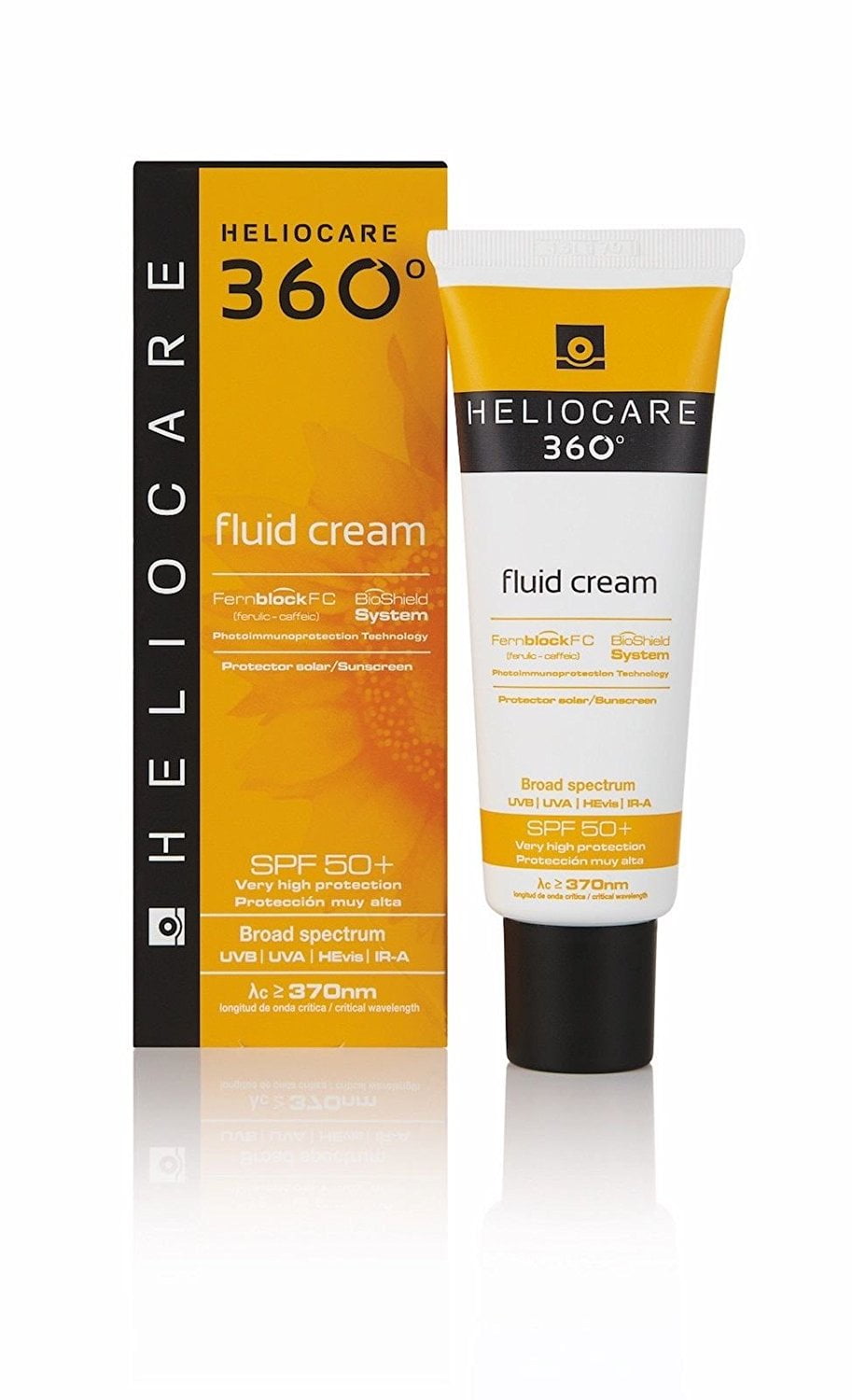 Heliocare Heliocare 360 Fluid Cream Sunscreen With FernBlock BioShield SPF 50+