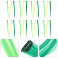 thumbnail image 3 of 24pcs Colored Hair Extensions Straight Hair Extension Pieces for Women Clip in, 3 of 8