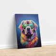 thumbnail image 3 of Hippie Mastiff Portrait oil painting Watercolor Tie-dye Vintage Vertical Matte Canvas Poster Mastiffs Dog Lover Gifts Idea Wall Art Home Decor - 00015, 3 of 5