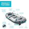 thumbnail image 6 of Intex Mariner 4 Person Inflatable Lake Dinghy Boat with Pump and Oars Set, 6 of 11