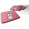 thumbnail image 1 of ""Caroline's Treasures Alaskan Malamute Hearts Juego de posavasos de espuma de 4 3,5 multicolor"", 1 of 1