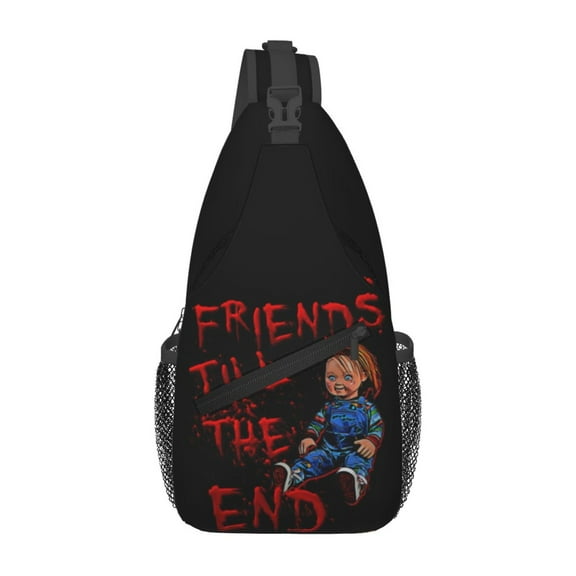 Chucky Sling Bag Unisex Crossbody Backpack Casual Cross Chest Bag Diagonally Shoulder Chest Pack
