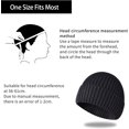 thumbnail image 6 of Morttic Unisex Cuffed Beanie for Women Winter Knit Beanie Men Cuff Beanie Skull Cap Ski Hat (Black), 6 of 13
