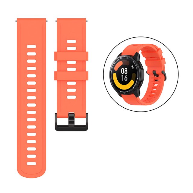 Correa de silicona para Xiaomi MI Watch S1 Active/Watch Color Pulsera de repuesto Universal Accesorios Electrónicos