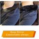 thumbnail image 5 of Negro - Juego de 4 fundas para cinturón de seguridad de hombro de piel de oveja sintética suave, protectores de cuello para cinturón de seguridad para niños, 5 of 5