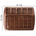 thumbnail image 3 of alimenticio no adherente Molde de jalea de caramelo de chocolate Molde de chocolate de cáscara de silicona de cavidades, 2 paquetes de forma de cáscara de silicona de tipo ShuxiuWang 9024715980472, 3 of 4